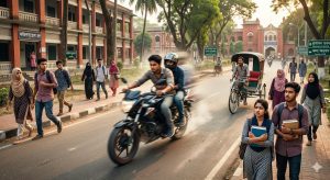 ক্যাম্পাসে বেপরোয়া গতি বন্ধ করুন