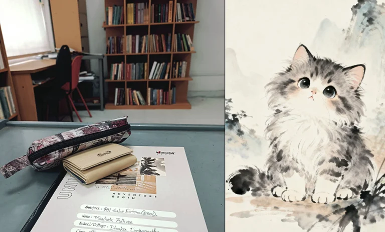 “The Warm Gloomy Academia Essence among the Books & the Library...”👝📒
