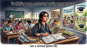 উপস্থিতির নম্বর : যোগ্যতার কতটা ন্যায্য মানদণ্ড