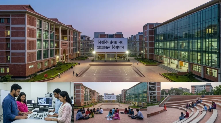 বিশ্ববিদ্যালয় নয় প্রয়োজন বিশ্বমান