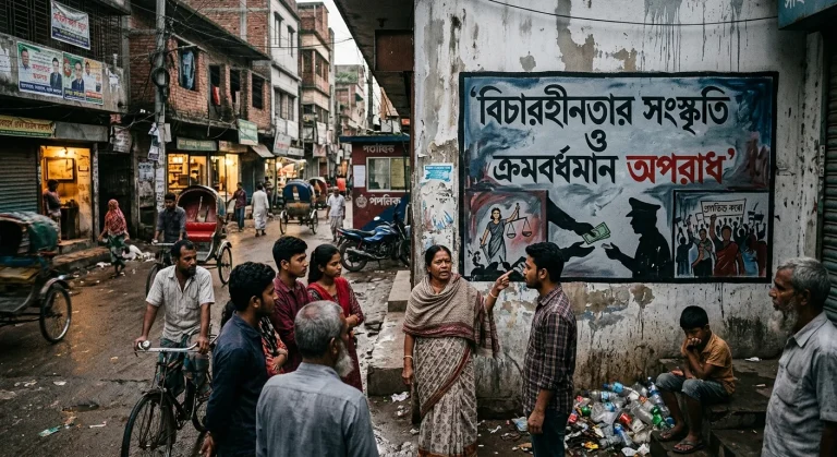 বিচারহীনতার সংস্কৃতি ও ক্রমবর্ধমান অপরাধ